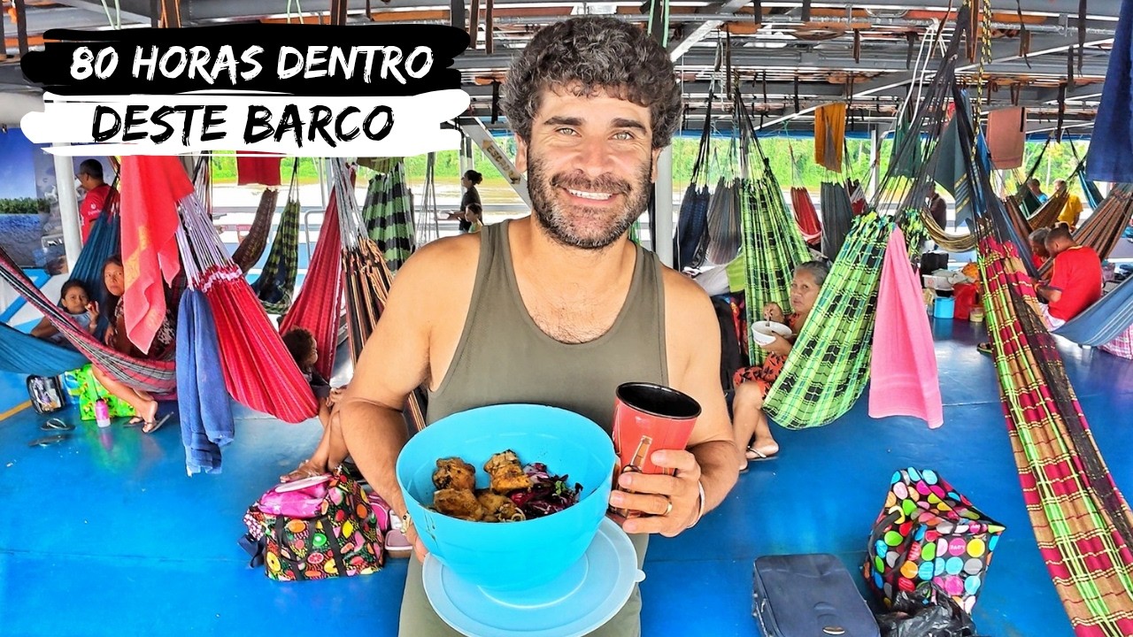 CROSSING THE AMAZON BY BOAT - 1600 km
