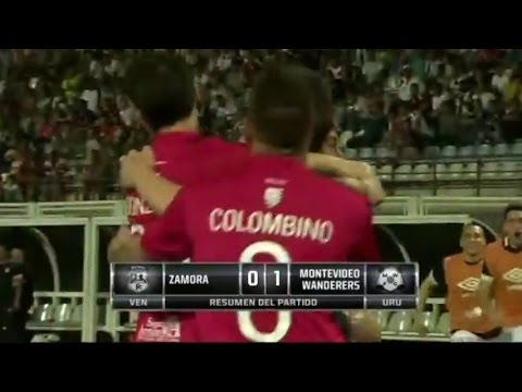 Zamora 0 - 1 Montevideo Wanderers Copa Sudamericana 2016