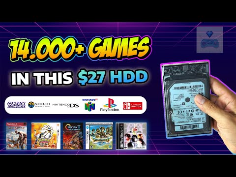 This $27 Aliexpress HDD contains 14.000+ retro games - Peaprit 500gb Batocera HDD review!