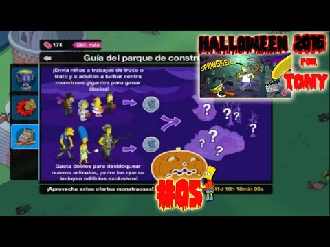 Los Simpson Springfield "Halloween'16: Cap. 5 - El Parque de construcción (Nivel 1)" por Tony