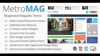 Wordpress theme Metro Magazine Free download