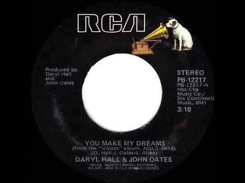 1981 HITS ARCHIVE: You Make My Dreams - Daryl Hall & John Oates (stereo 45)