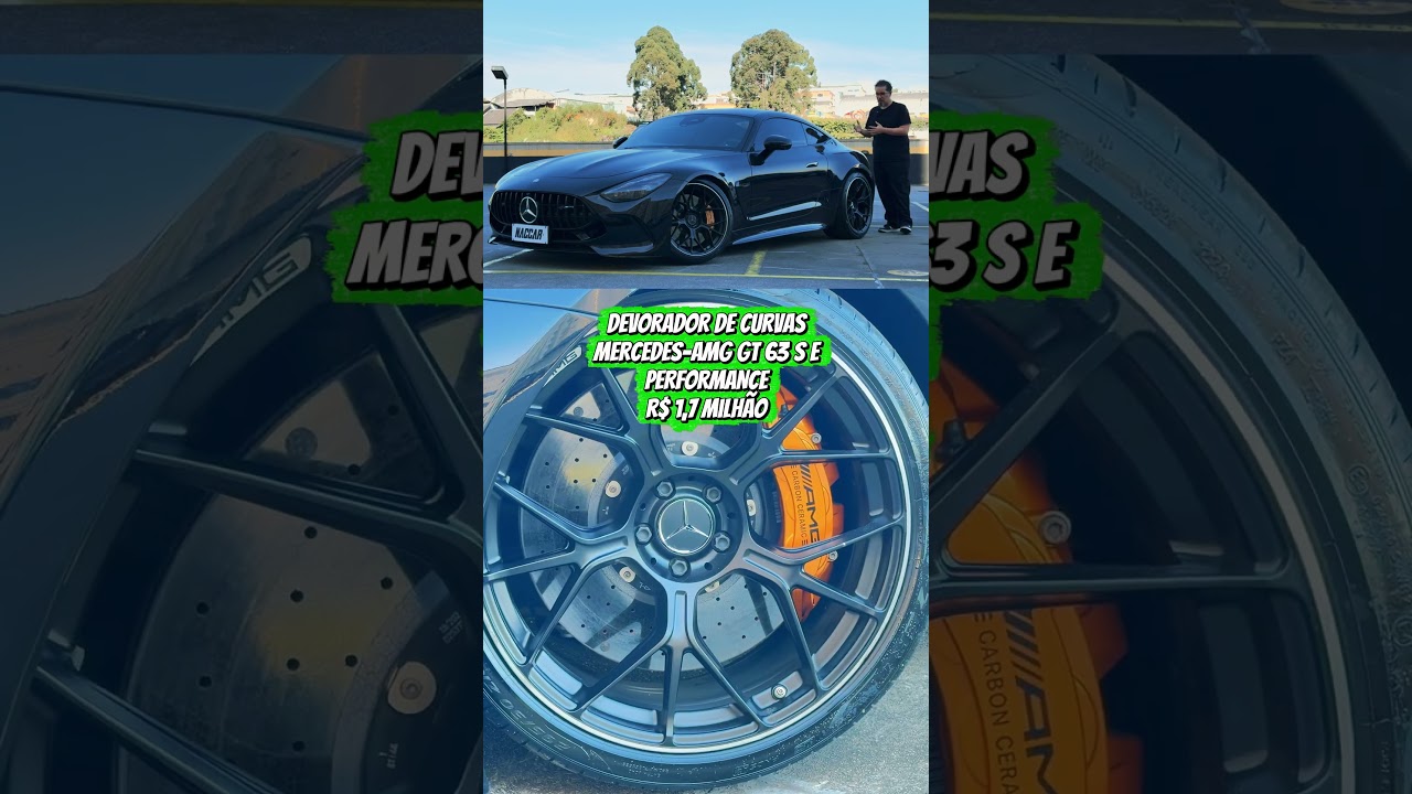 DEVORADOR DE CURVAS! A tecnologia que faz o Mercedes-AMG GT 63 S andar nos trilhos! 😱🏎️