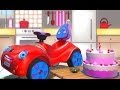 День рожденья - развивающий мультфильм для малышей про машинку - 3D мультфильмы для ...