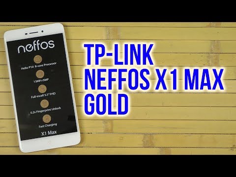 Распаковка TP-LINK Neffos X1 Max Gold