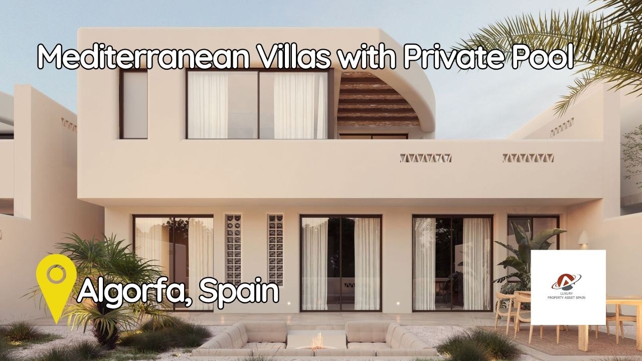 Modern Mediterranean Villas with Private Pool in Algorfa, Costa Blanca, Spain