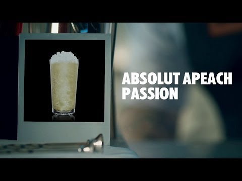 ABSOLUT APEACH PASSION  DRINK RECIPE - HOW TO MIX