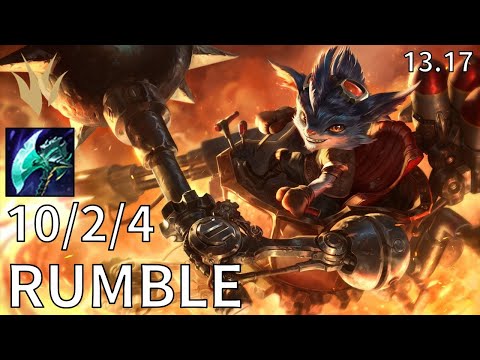 Rumble Jungle vs Lillia - KR Grandmaster | Patch 13.17