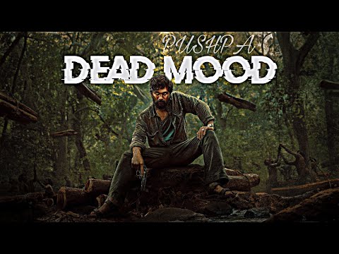 DEAD MOOD [PUSHPA EDIT ] ALLU ARJUN EDIT STATUS ,DEAD MOOD EDIT