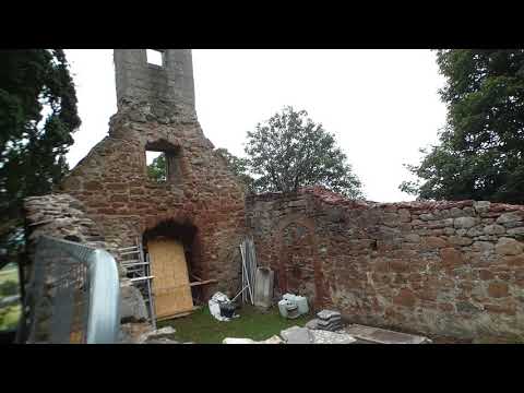 Medieval (13th c) Old St Peter's Church Llanbedr Dyffryn Clwyd near Ruthin Sir Ddinbych Cymru/Wales