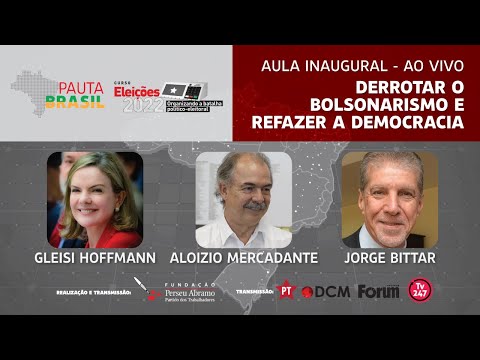 #aovivo | Aula inaugural: Derrotar bolsonarismo e refazer a democracia | Pauta Brasil