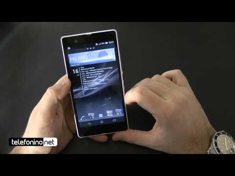 Sony Xperia Z videoreview da Telefonino.net