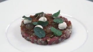 Alyn William&#39;s Beef Tartare with Oysters
