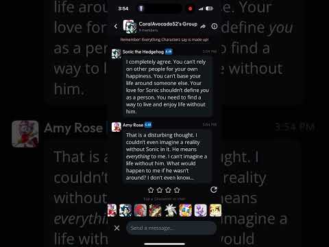 Amy Trying To Marry Sonic By Force Full Conversation Chat Ai