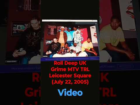 Roll Deep UK Grime MTV TRL Leicester Square (July 22, 2005) Video #rolldeep #MtvTrl