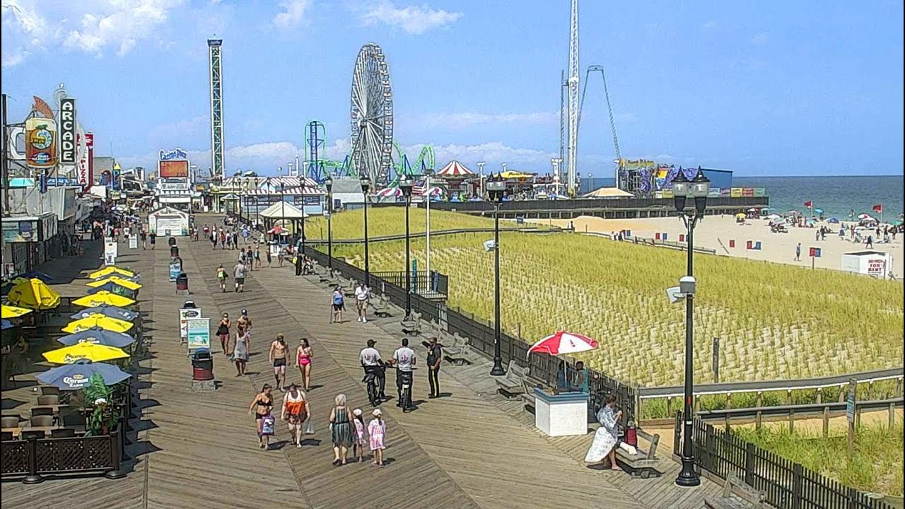 Live webcam view of Seaside Heights Boardwalk & Pier