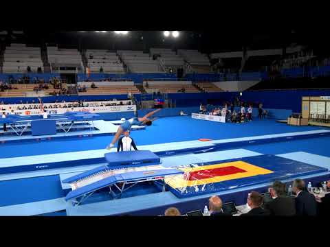 CURY Federico (ARG) M - 2019 Trampoline Worlds, Tokyo (JPN) - Qualification Double Mini R1