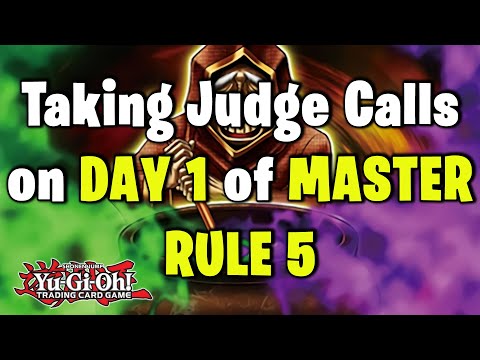 Taking Judge Calls on Day 1 of Master Rule 5 & National Champ Learns Something New!