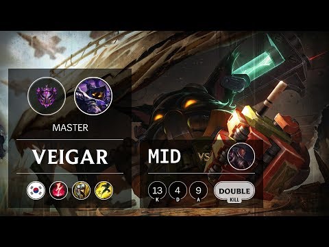 Veigar Mid vs Lucian - KR Master Patch 10.1