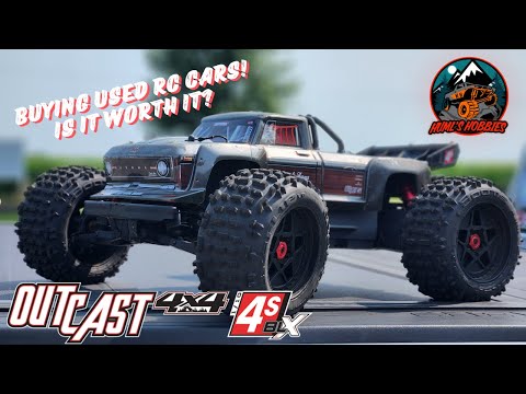 Arrma Outcast 4s 2.5 Overview and bash! Also lets talk buying used rc cars!