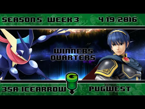 S4@GU 4-19 (Winner's Quarters): Pugwest (Marth) vs 3SA IceArrow (Greninja)