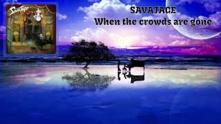 Savatage - When the Crowds are Gone (lyrics on screen)