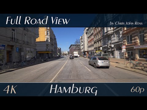 Hamburg, Germany: St. Pauli, Altona, Eimsbüttel, Stellingen, Eidelstedt - 4K (2160p/60p) Ultra HD