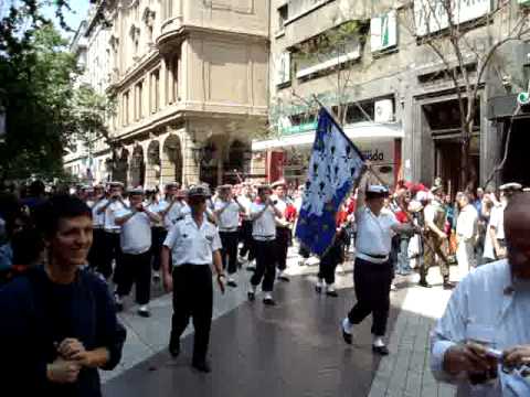 Lann Bihoué défile à Santiago du Chili