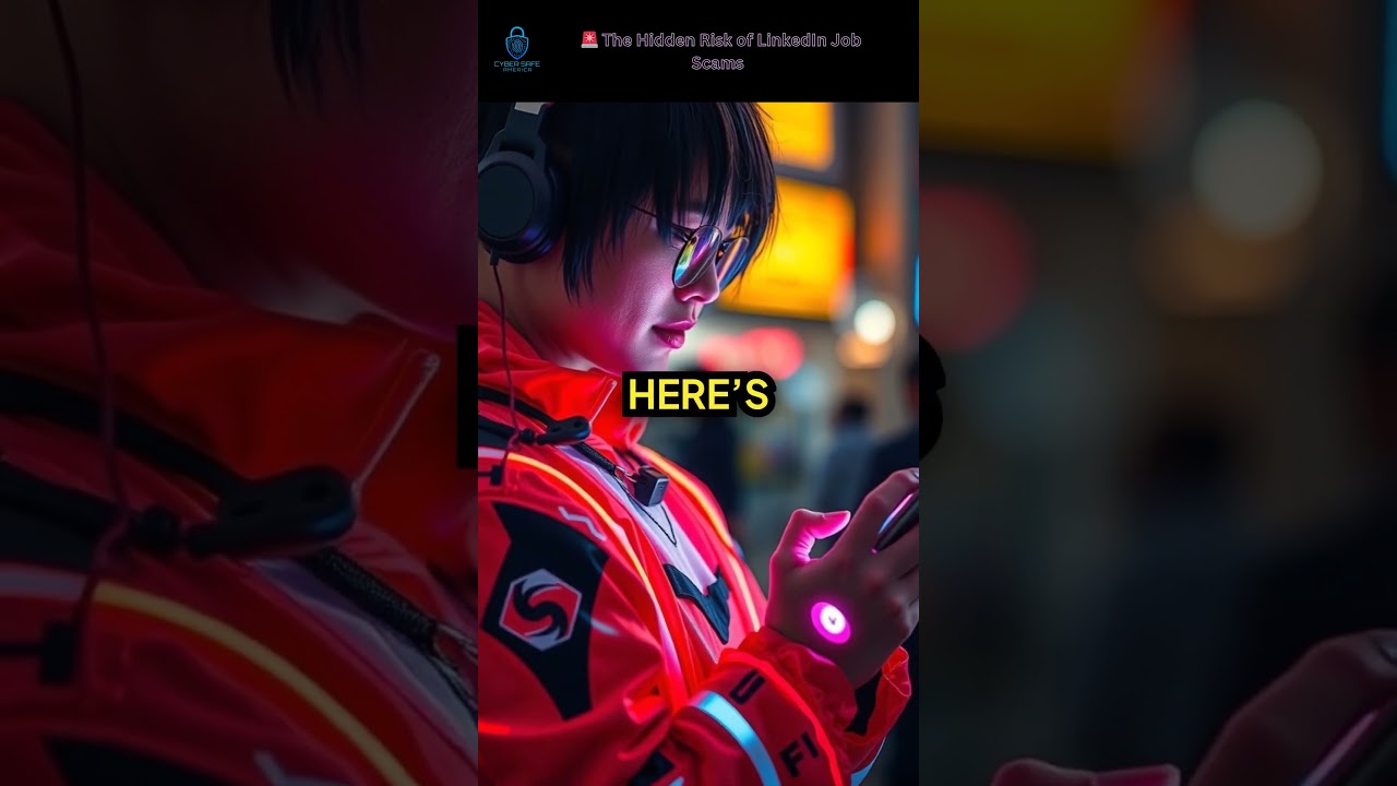 The Hidden Risk of LinkedIn Job Scams| Looks 100% Legit 😱#LinkedIn #JobScam #CyberSecurity