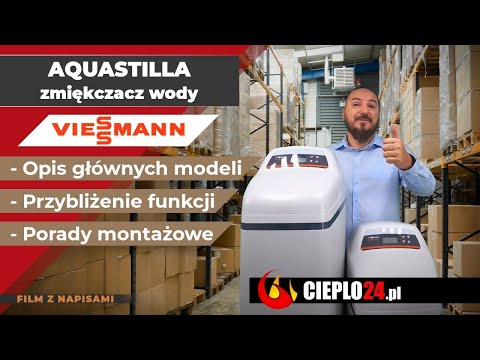 Zmiękczacz do wody Aquastilla od firmy Viessmann. Informacje o stacji uzdatniania wody.