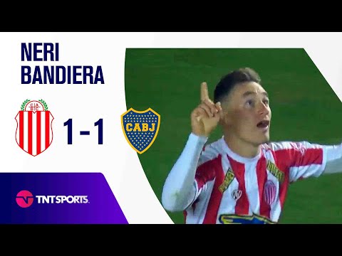 ¡NERI BANDIERA le ganó a todos de ARRIBA y METIÓ el EMPATE para BARRACAS de CABEZA! ⚽⚡