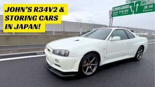 John's GT-R R34 V2 is off to CANADA & Storing Cars In Japan.