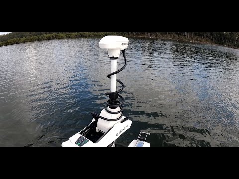 Garmin Force Kraken electric trolling motor FIRST USE!