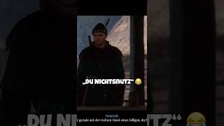 "You good-for-nothing" 😂 #gamingshorts #kingdomcomedeliverance2 #funnyshorts