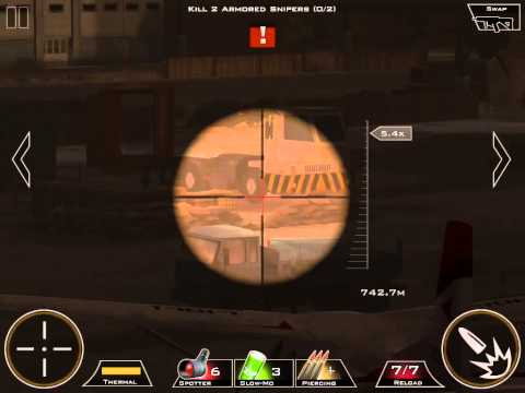 [Kill Shot] Region 5 - Primary Mission 6/50 - 2 armored snipers