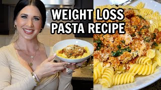 EASY HIGH PROTEIN PASTA RECIPE | weight loss friendly + delicious meal prep option