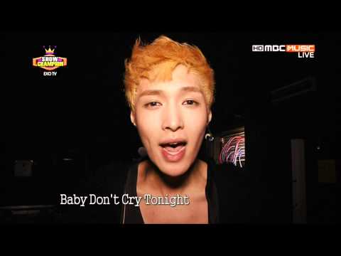 Lay sings Baby Don't Cry & CHU~ @ 130619 EXOTV - Show Champion