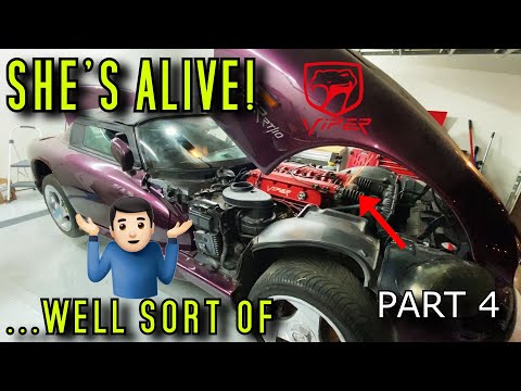 DODGE VIPER FINALLY RUNS! PROJECT PURPLE REIGN PART 4