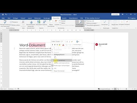 Inserting comments and tracking changes: Editing a document as a team – Word tutorial