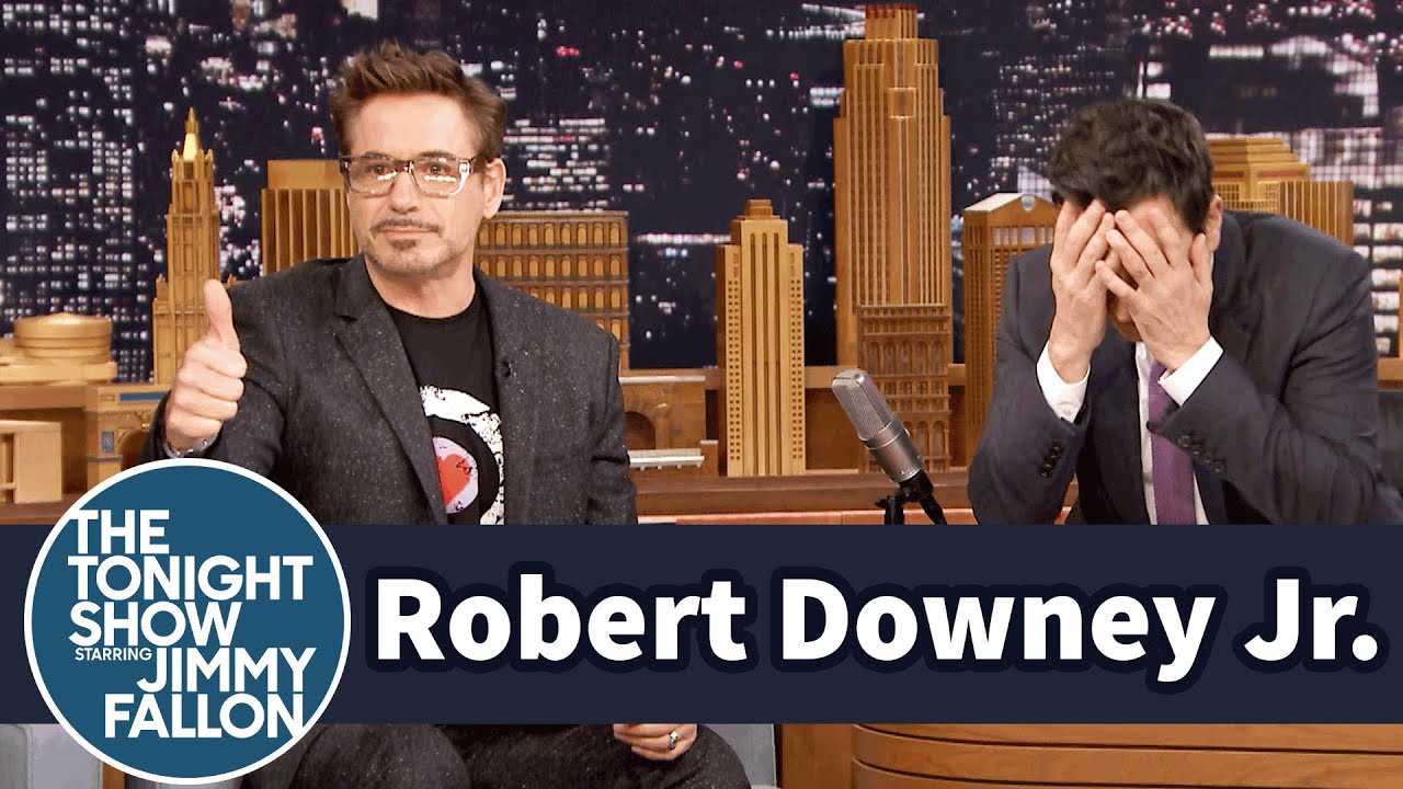 Robert Downey Jr. Coaches Jimmy Through Dramatic Acting Scenes - YouTube