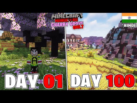 I Survived 100 Days In CHARRY GROVE in Minecraft Hardcore!! | Minecraft 100 days
