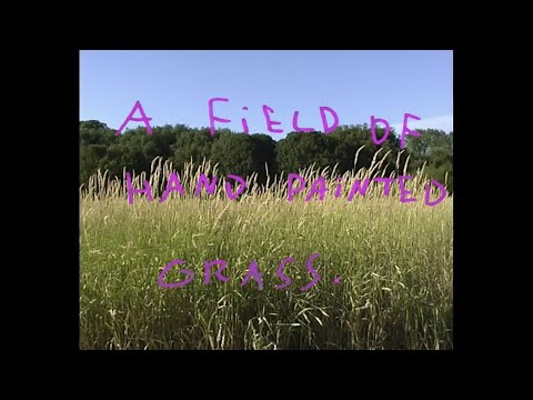 A FIELD OF HAND PAINTED GRASS - Rory Mullen