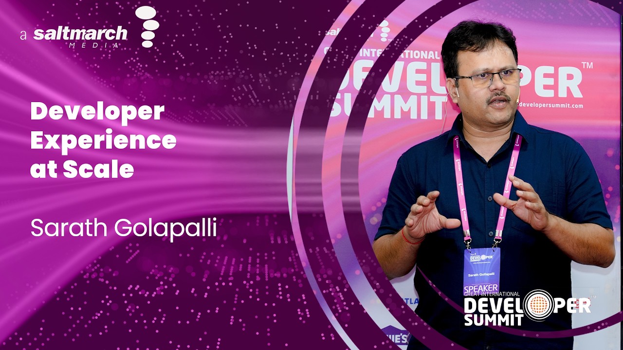 Platform Engineering to Product Engineering: Enabling SaaS through Developer - Experience - Sarath G