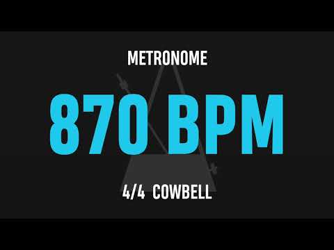 870 BPM 4/4 - Best Metronome (Cowbell)