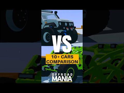 Suspension test 10+ cars comparison - Part 1 [Offroad Mania] #shorts #offroad #4x4 #suspension