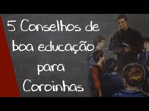 5 Conselhos de boa educação para Coroinhas