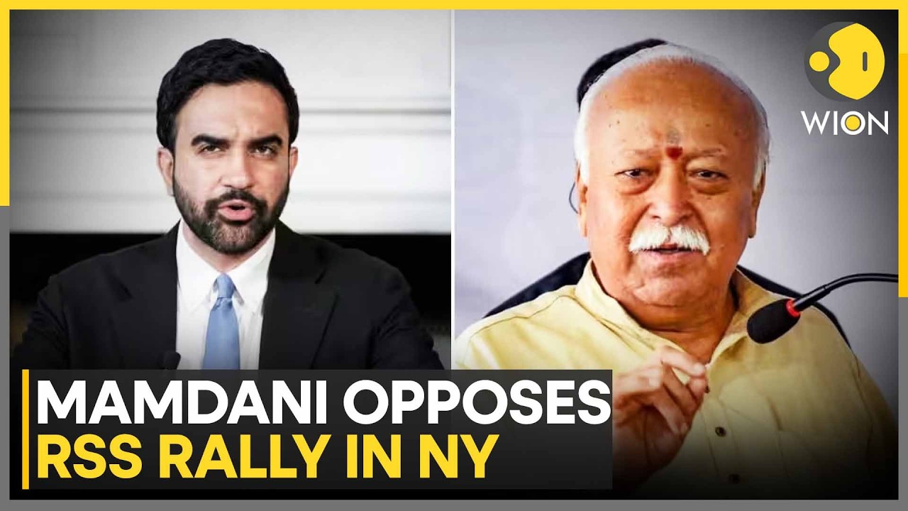 Mamdani Opposes RSS Chief's Madison Square Garden Event In New York | WION