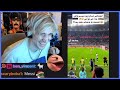 xQc reacts to Messi goal from crowd POV