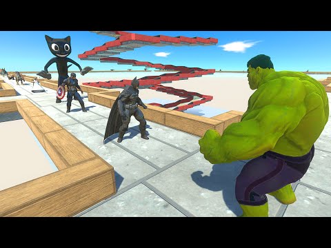 HULK DEATH RUN ATTACK -  Animal Revolt Battle Simulator