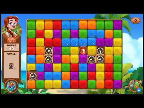 Lost Island Blast Adventure Level 901 - NO BOOSTERS 🏝️ | SKILLGAMING ✔️